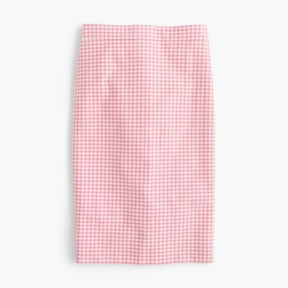 J. Crew Dresses & Skirts - SOLD J. CREW  No 2 Pencil Skirt Pink in Gingham